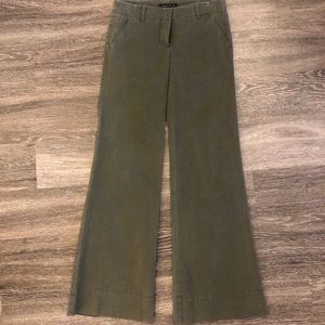 Theory wide leg twill pants